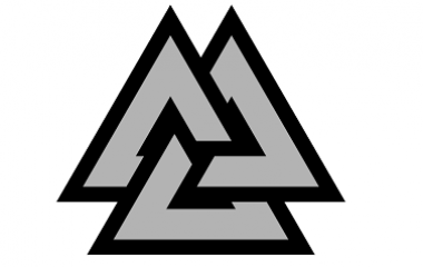 Three Triangles Logo - Valknut - Magic Symbol in Norse Mythology | Mythology.net