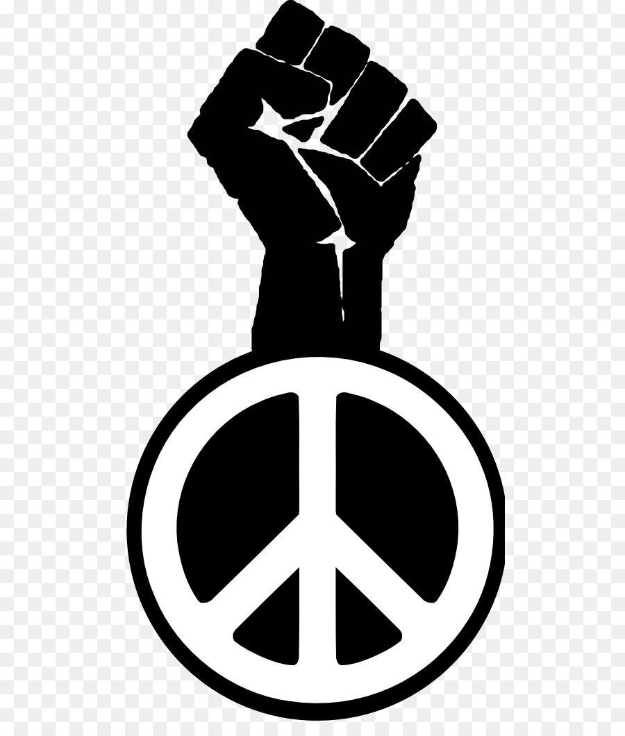 Black Power Logo - Raised fist Peace Black Power Clip art - Pictures Of A Fist png ...