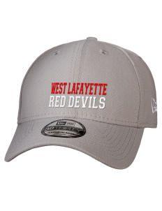 High School West Lafayette Red Devils Logo - West Lafayette Junior High School Red Devils New Era Hats | Prep ...