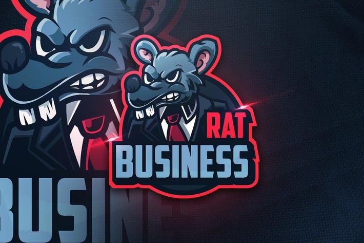 Rat Logo - Rat Business - Mascot & Esport Logo by aqrstudio on Envato Elements