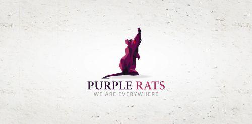 Rat Logo - Purple rats