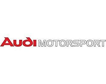 Audi Motorsports Logo - 1x Audi Motorsport Windscreen Sticker, approx. 100 cm Silver Tuning ...