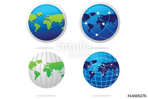 Earth Logo - planet earth logo design