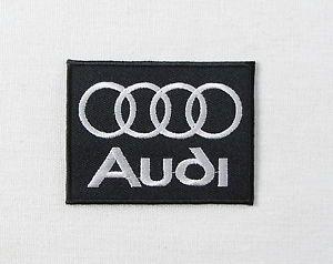 Audi Motorsports Logo - AUDI Motorsport BLACK Iron or sew on embroidered patch A1 A2 A3 A4 ...