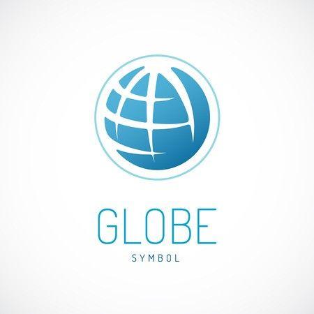 Earth Logo - Earth logo template. Globe sign.:: tasmeemME.com
