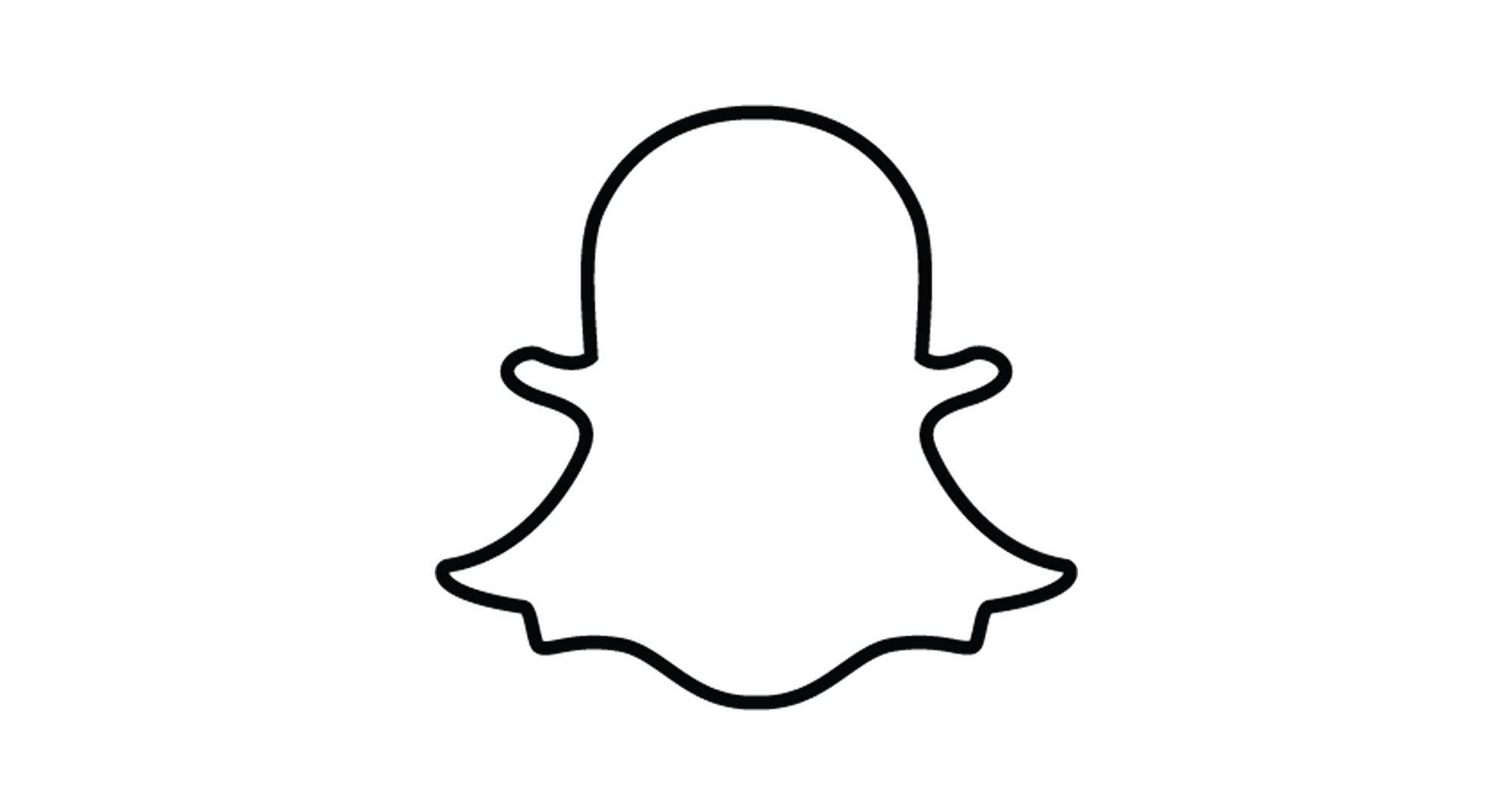 Cool Black and White Outline Logo - Hidden Snapchat Features