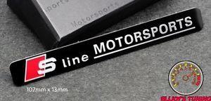 Audi Motorsports Logo - AUDI S LINE MOTORSPORTS EMBLEM SCHRIFTZUG A3 (30) A4 R8 ...