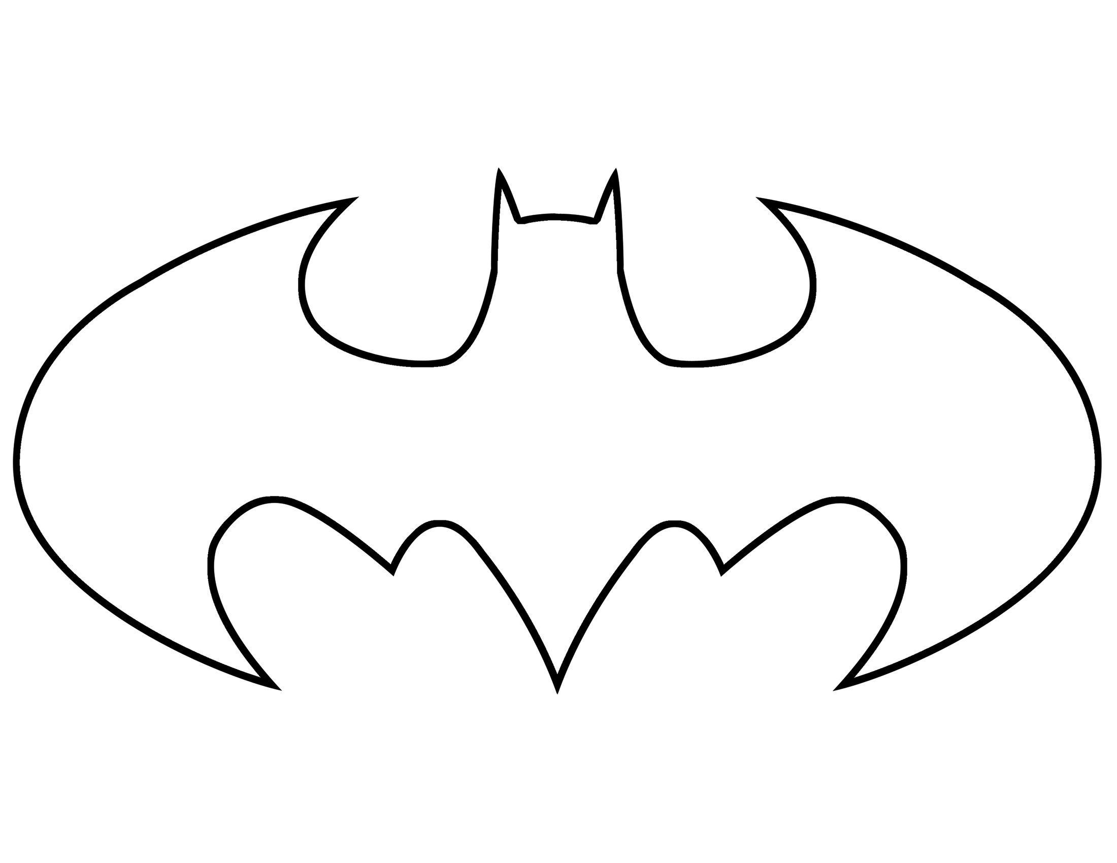 Cool Black and White Outline Logo - Free Superman Symbol Outline, Download Free Clip Art, Free Clip Art ...