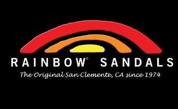 Red Rainbow Logo - Rainbow Sandals