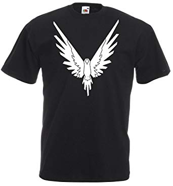 Cool Black and White Outline Logo - Logan Paul Outline Logo Youtuber, T Shirt, 100% Cotton, Men's, Women