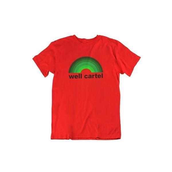 Red Rainbow Logo - Well Cartel | Rainbow Logo T-Shirt – TheWellCartel.com