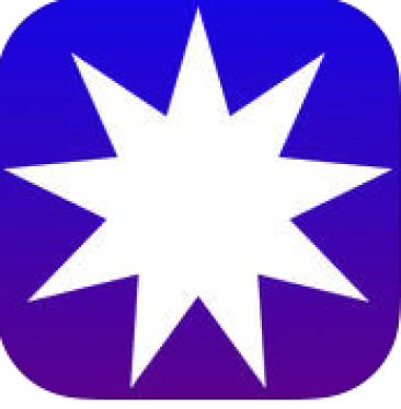White Star Blue Background Logo - ShapeTones App: An accessible audiovisual memory game. Perkins