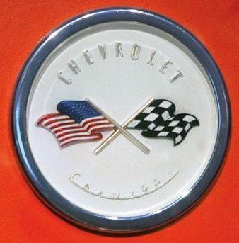 Original Corvette Logo - This is the original front emblem for the Corvette Concept EX-122 ...