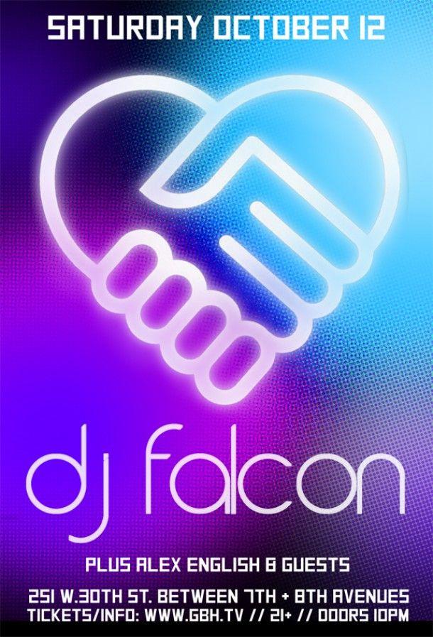 New York DJ Logo - France Rocks | 10/12 – DJ Falcon plays at Slake, New York
