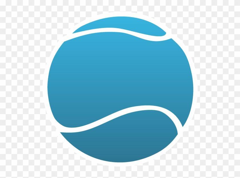 Blue Tennis Logo - Tennis Ball Logo Blue - Free Transparent PNG Clipart Images Download