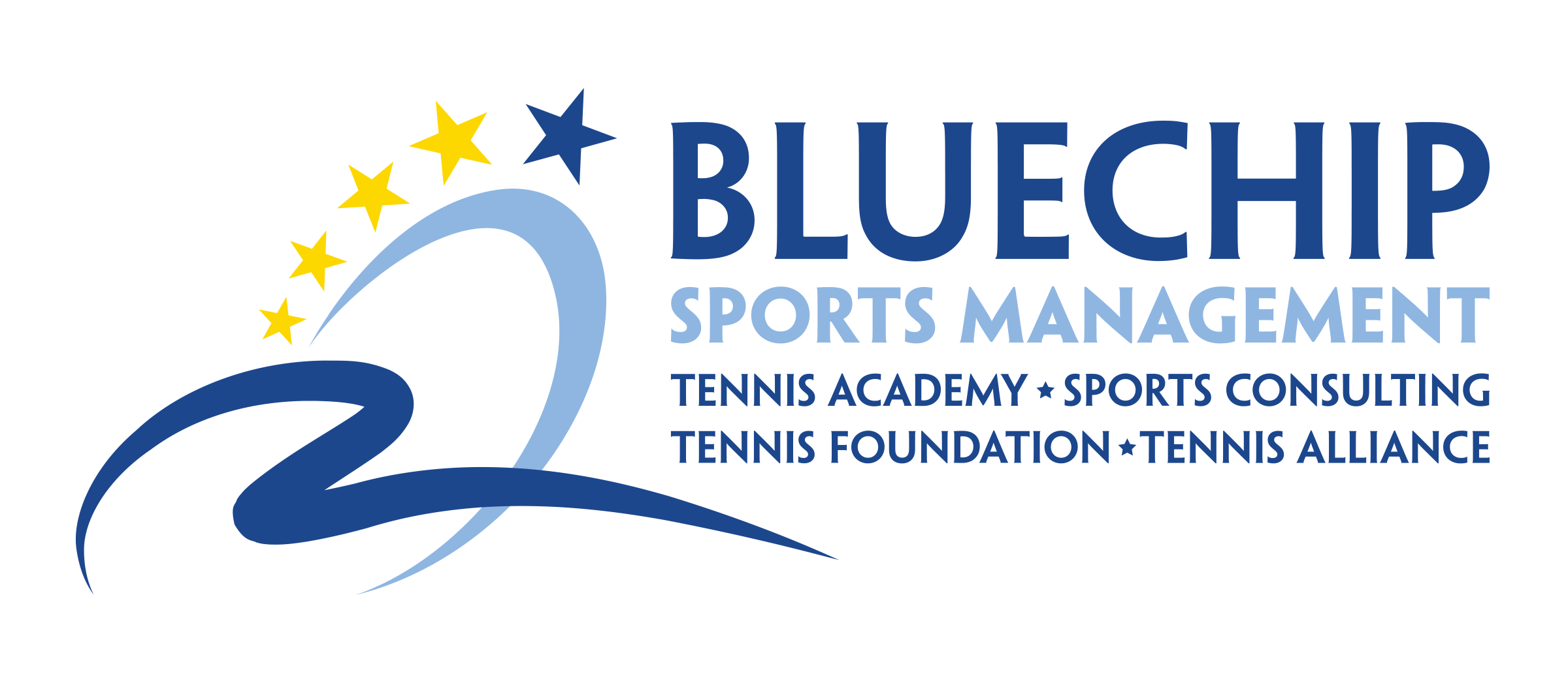 Blue Tennis Logo - Blue Chip Sports Management