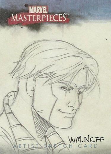 Drawing of Neff Logo - MM07 Sketch Card - William Neff, in Rhonda H.'s Sketch Cards