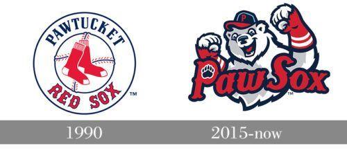 Red Sox Old Logo - Pawtucket Red Sox Logo history. MLB Logo's. Logos, Baseball