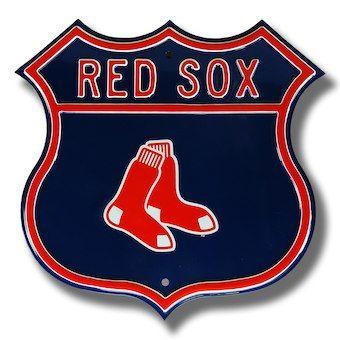 Red Sox Old Logo - Boston Red Sox Wall Decorations, Red Sox Signs, Posters, Tavern