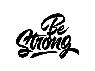 Be Strong Logo - vector Be strong
