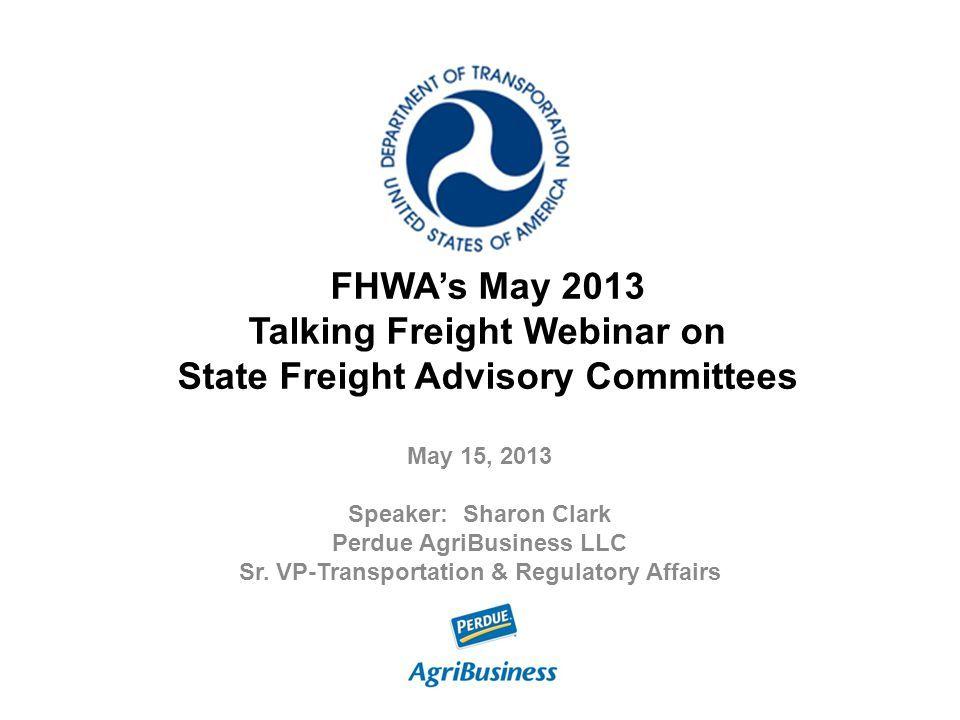 Perdue AgriBusiness Logo - FHWA's May 2013 Talking Freight Webinar on State Freight Advisory ...