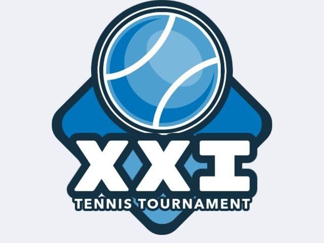 Blue Tennis Logo - Placeit Logo Template for a Tennis Tournament