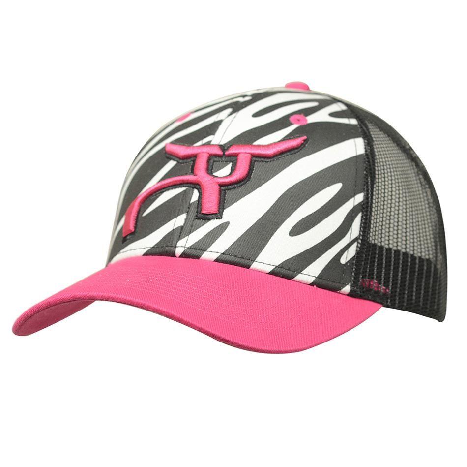 Pink Zebra Logo - Rope Smart Pink Zebra Logo Cap – Western Edge, Ltd.