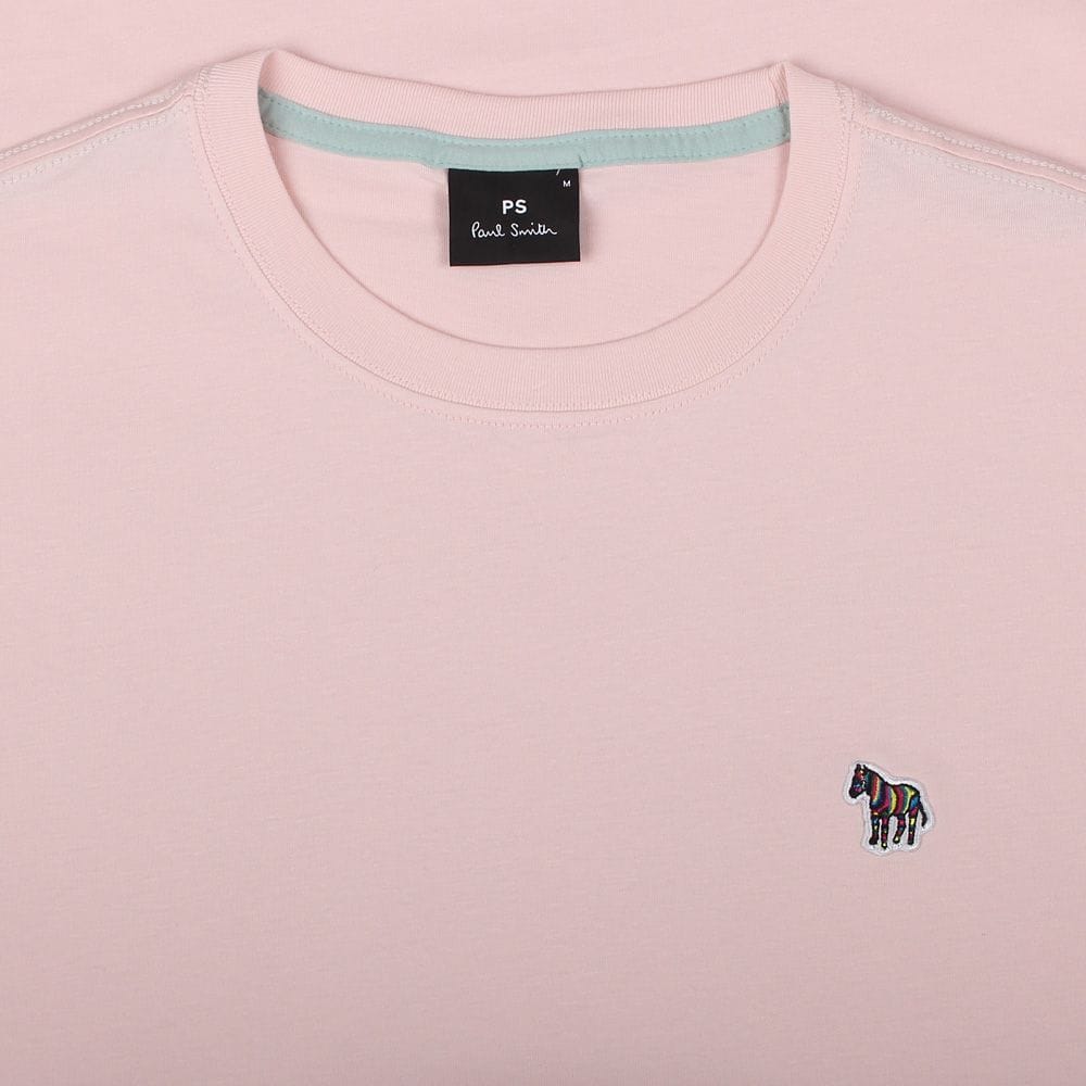 Pink Zebra Logo - Paul Smith | Zebra Logo T-Shirt | Dusty Pink | Pritchards