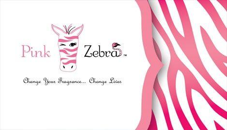 Pink Zebra Logo - Pink Zebra Business Card Design 4