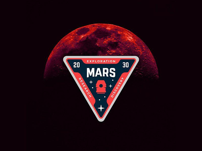 NASA Mars Mission Logo - Mars Patch by Mike McDonald | Dribbble | Dribbble