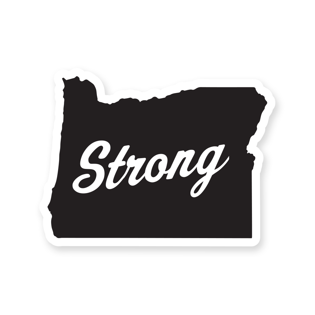 Be Strong Logo - Oregon Strong Logo Sticker | Oregon Strong