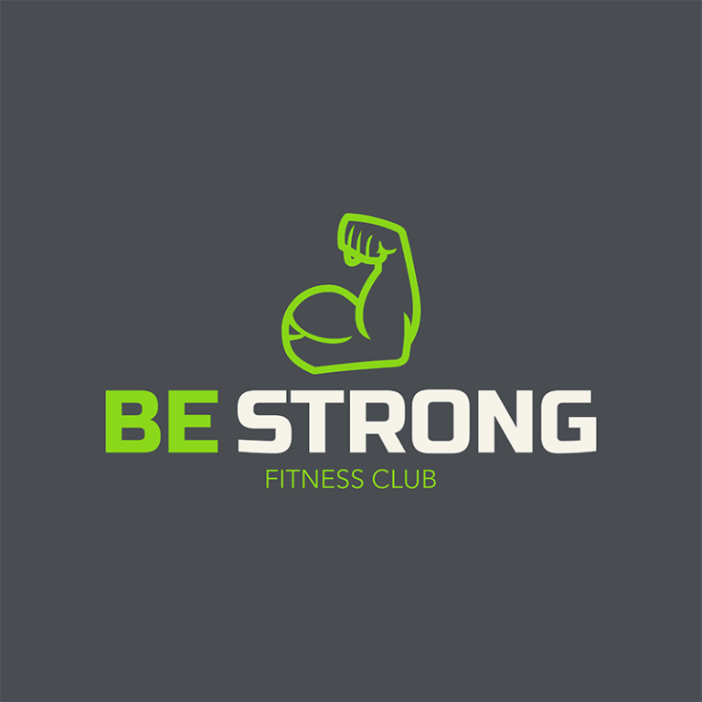 Be Strong Logo - Design a Professional Logo with Placeit's Online Logo Maker Templates