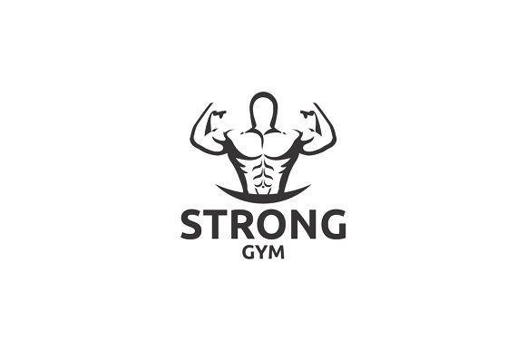 Be Strong Logo - Strong Gym Logo Templates Creative Market