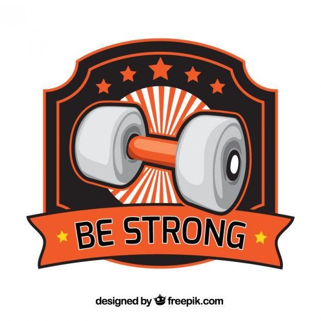 Be Strong Logo - Bodybuilding logo Vector