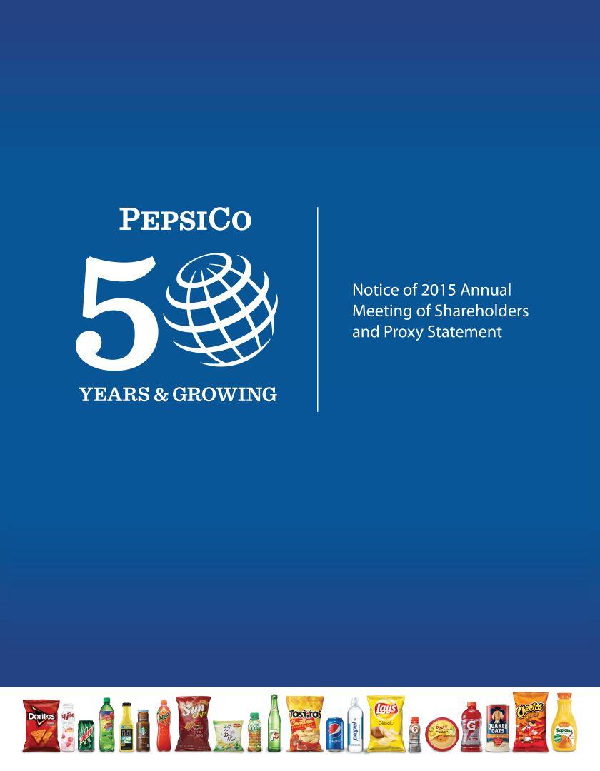 PepsiCo Corporate Logo - Definitive Proxy Statement