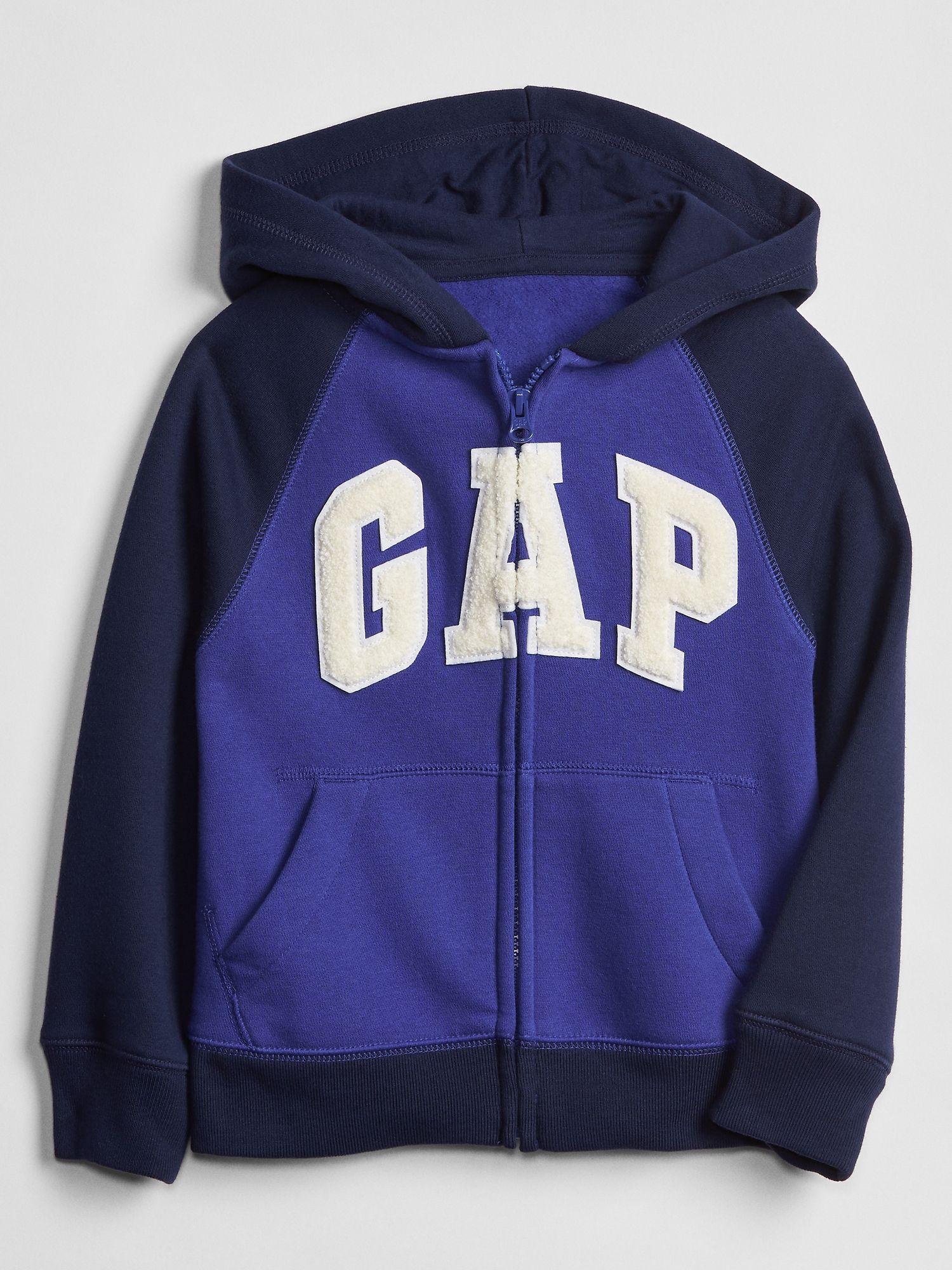 Gap Factory Logo - Arch Logo Zip Hoodie | Gap Factory