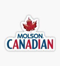 Molson Canadian Logo - Molson Stickers | Redbubble