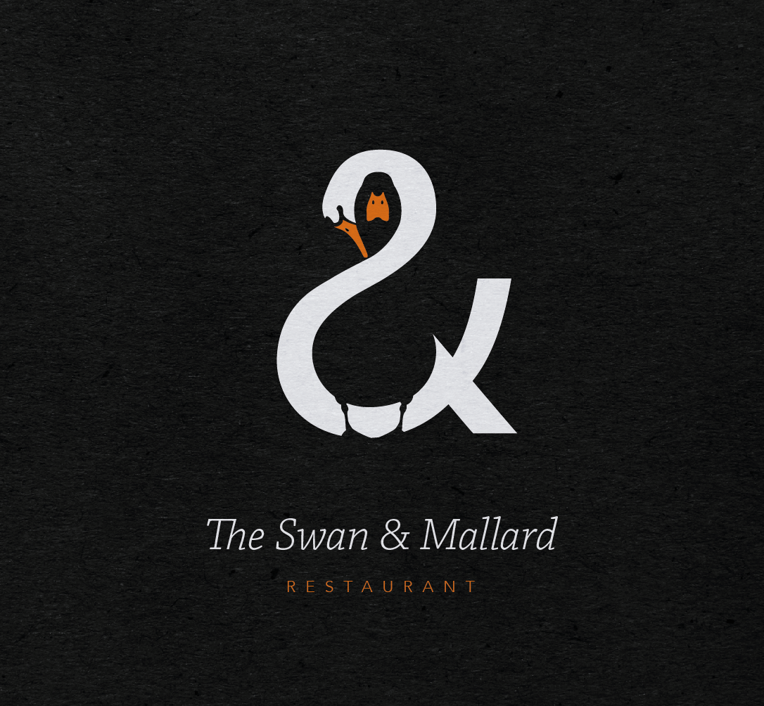 Brand with Swan Logo - The Swan & Mallard on Behance