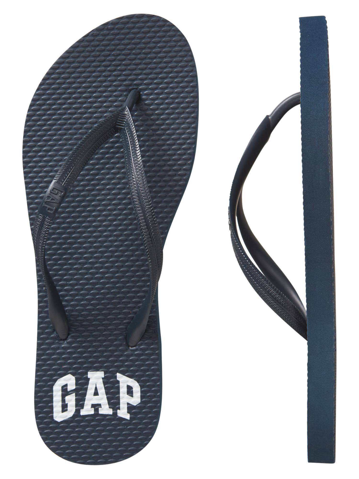 Gap Factory Logo - Lyst - Gap Factory Logo Flip Flops in Blue