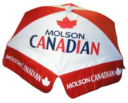 Molson Canadian Logo - Molson Canadian Patio Umbrella | The Pub Shoppe