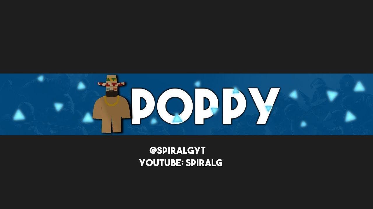 Poppy YouTube Logo - Poppy | Youtube Banner Speedart - YouTube