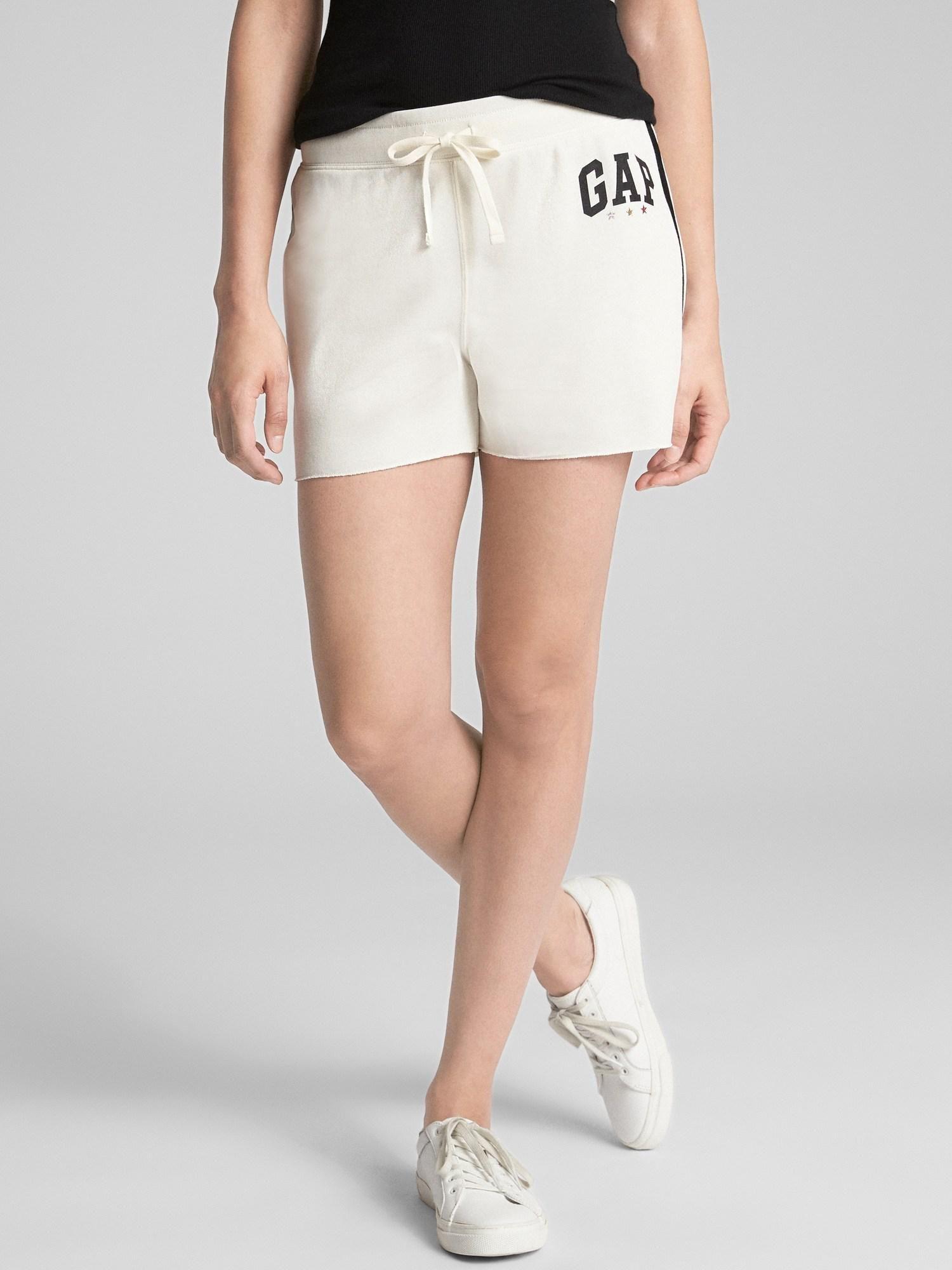 Gap Factory Logo - Lyst Factory Logo Side Stripe Shorts In Fleece