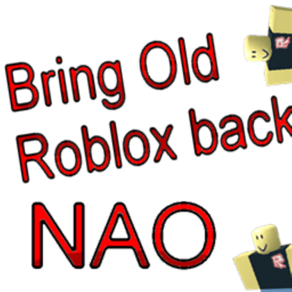 Old Roblox Logo - Bring Old roblox back (Logo for group) - Roblox