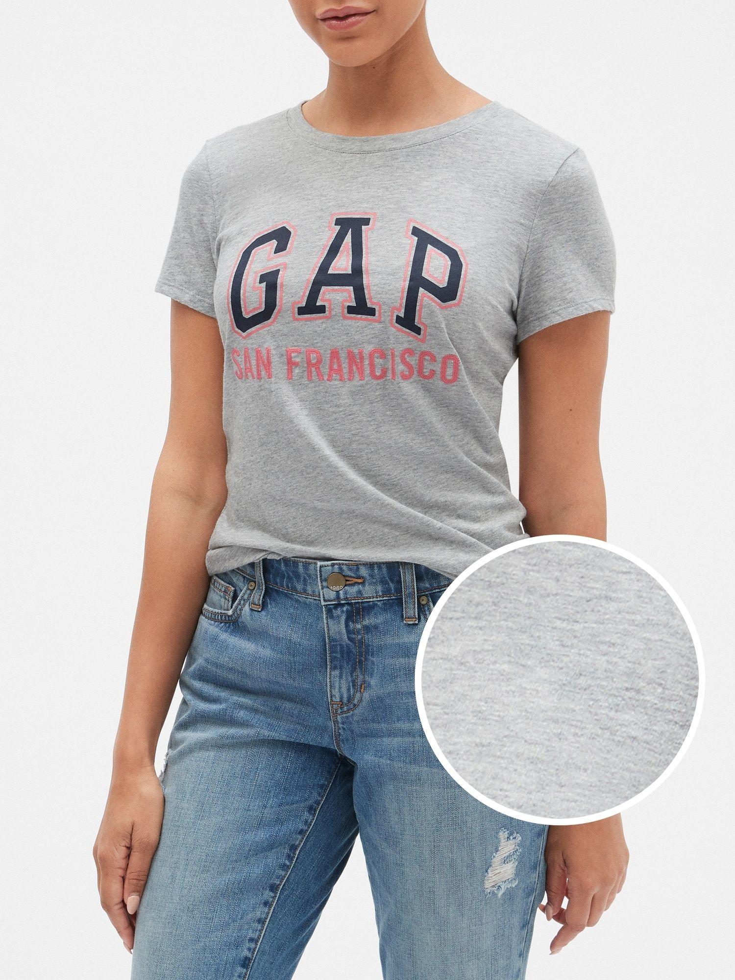 Gap Factory Logo - City Arch Logo T Shirt In Jersey