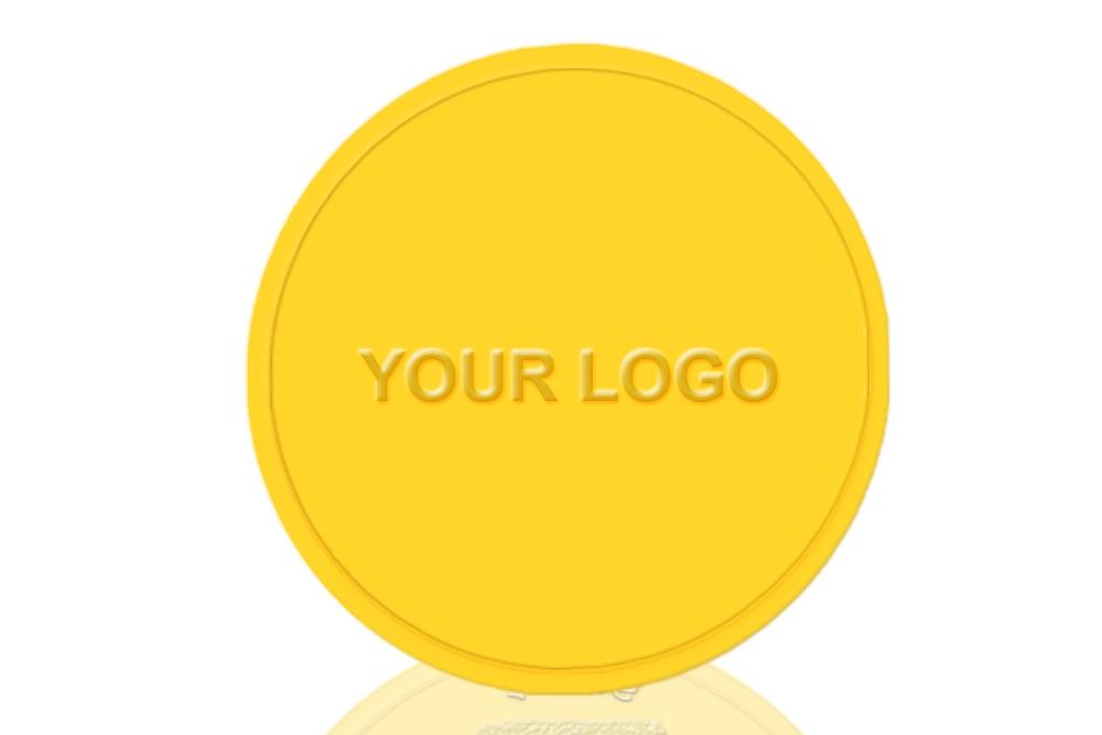 Gold Coin Logo - Customized Printed Logo Gold Coins Gifts online shopping in india