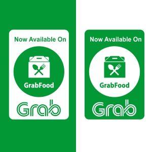 Grab Food Logo - Label dan Logo Grab Food Vector