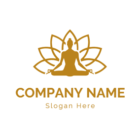 Lotus Yoga Logo - Free Yoga Logo Designs | DesignEvo Logo Maker