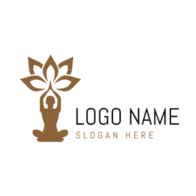 Lotus Yoga Logo - Free Yoga Logo Designs. DesignEvo Logo Maker