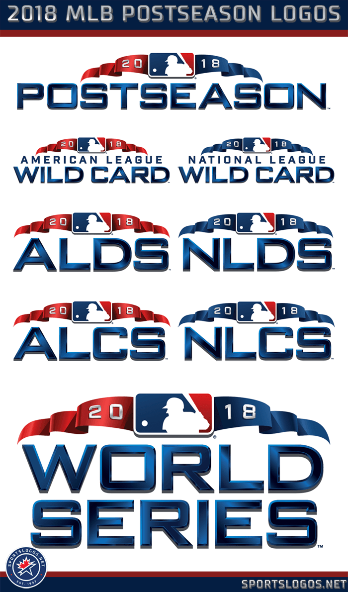 2018 MLB Logo - 2018 MLB Postseason Logos | Chris Creamer's SportsLogos.Net News and ...