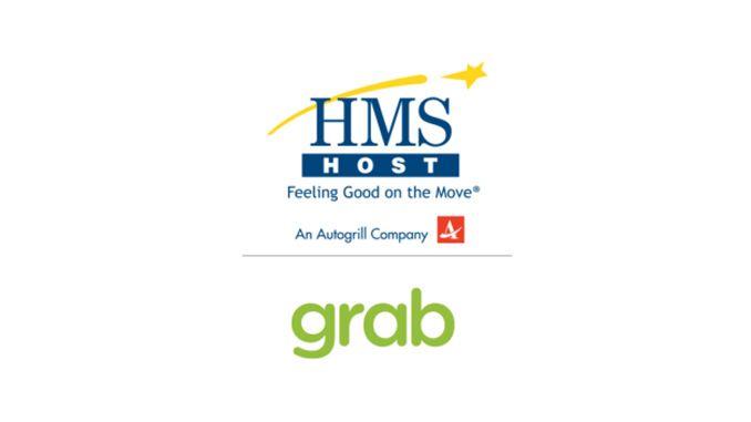 Grab Food Logo - HMSHost and Grab food ordering by app at airports